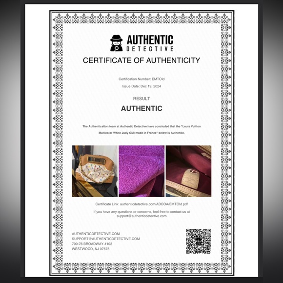 SOLD- Louis Vuitton Multicolor Monogram Judy Murakami Shoulder Handbag with COA - Picture 8 of 8